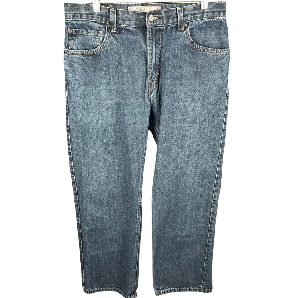 Levi's 559 Relaxed Straight Jeans Mens 34 Blue Medium Wash Denim Y2K